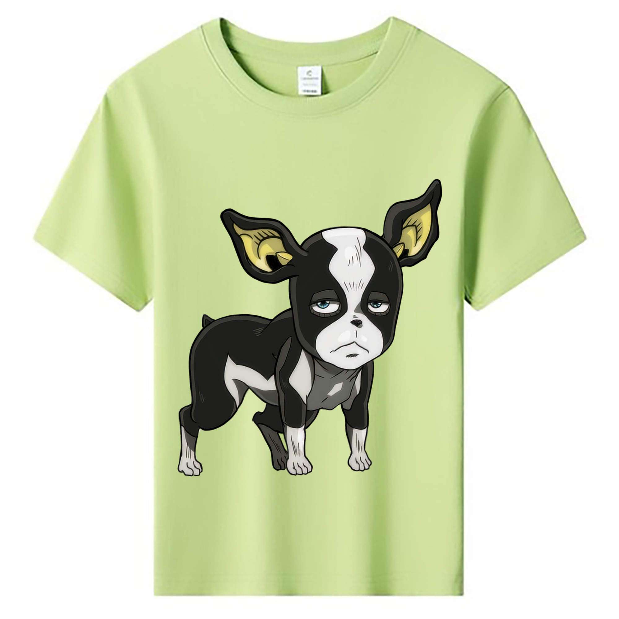 （画像用） ジョジョの奇妙な冒険 イギー JoJo's Bizarre Adventure Iggy 綿100％キッズTシャツ（フロントプリント）